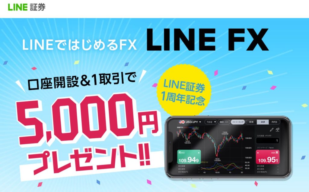 LINE FXは最低金額いくらで始められるの？　画像1