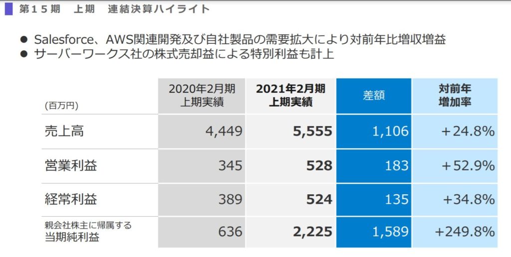 企業分析-株式会社テラスカイ(3915)　画像6