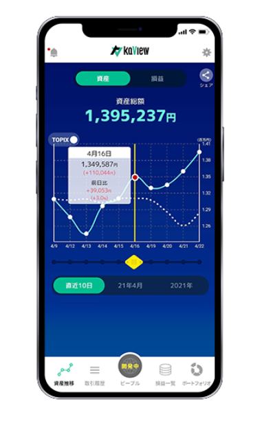 個人投資家の投資管理ツール「カビュウ」　画像4
